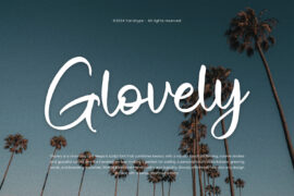 Glovely Font