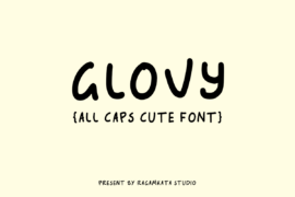 Glovy DEMO Font
