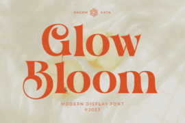 Glow Bloom DEMO Font