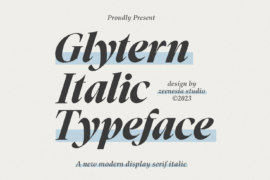 Glytern Personal Use Only Font