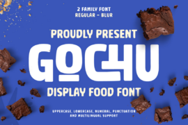 GOCHU Trial Font