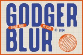 Godger Blur Demo Font