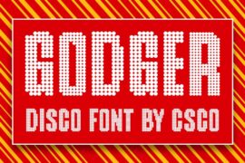 Godger Disco Demo Font