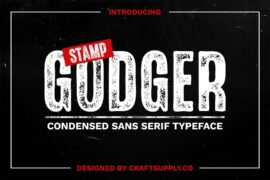 Godger Stamp Demo Font