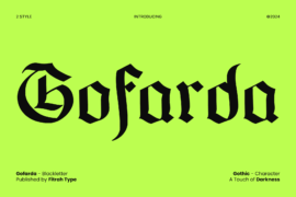 Gofarda Gothic Font Family