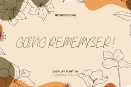 Going Remember Demo Font