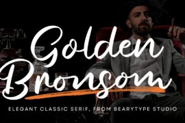 Golden Bronsom Font