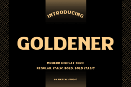 Goldener Font Family