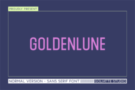 Goldenlune Font