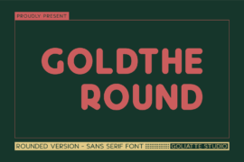 Goldthe Round Font