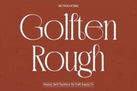 Golften Rough Demo Font