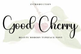 Good Cherry Font
