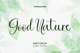 Good Nature Demo Font