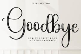 Goodbye Forever Font