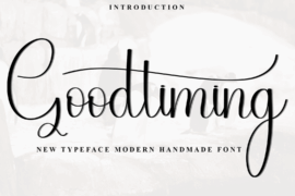 Goodtiming Font