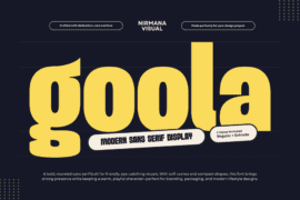 Goola Modern Font