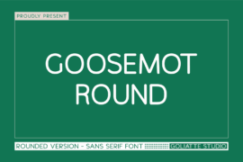 Goosemot Round Font