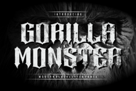 Gorilla Monster Font
