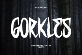 Gorkles Demo Font