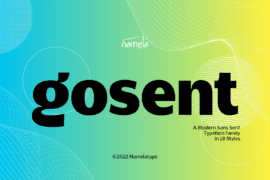 Gosent DEMO Font Family