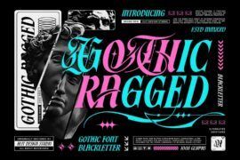 Gothic Ragged Font
