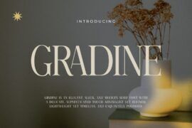 Gradine Demo Font