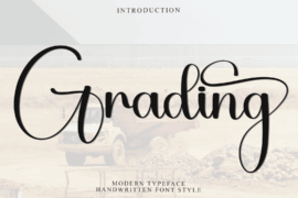 Grading Font