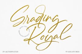 Grading Royal DEMO Font