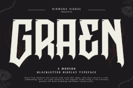 Graen Metal Font