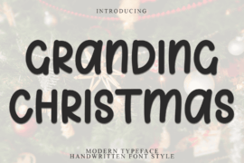 Granding Christmas Font