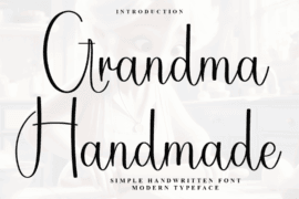 Grandma Handmade Font