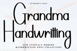 Grandma Handwritting Font