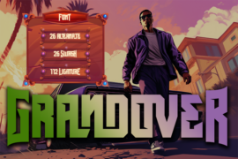 Grandover – Personal use Font