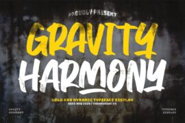 Gravity Harmony Font