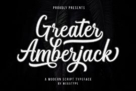 Greater Amberjack Font