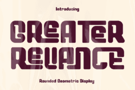 GREATER RELIANCE DEMO Font