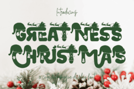 Greatness Christmas Demo Font