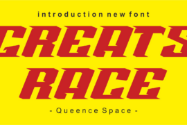 Greats Racing Font