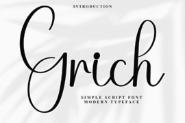 Grich Font