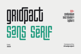 Gridpact Demo Font