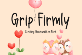 Grip Firmly Font