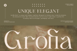 Grofia Font Family