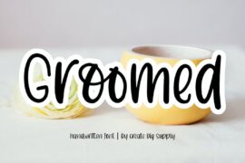 Groomed Font