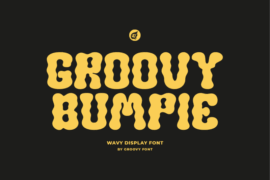 Groovy Bumpie Font