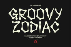 Groovy Zodiac Font