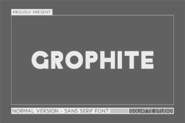 Grophite Font
