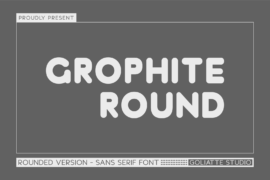 Grophite Round Font