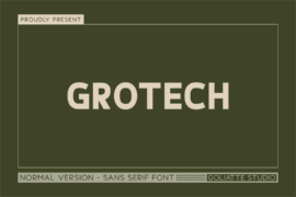 Grotech Font