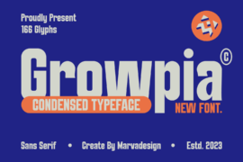 Growpia Font