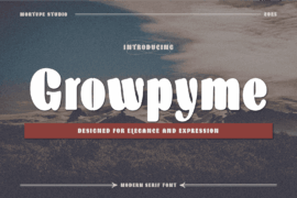 Growpyme Font